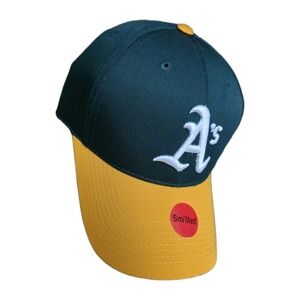 Oakland Athletics A's Adjustable Hat Official MLB Home Green OC Sports